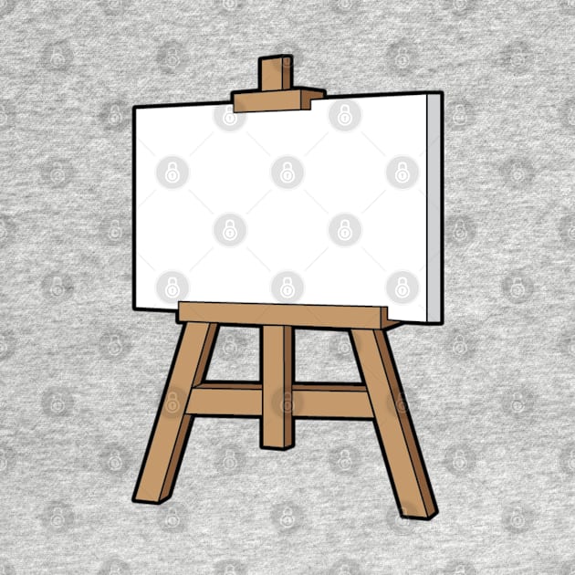 Colorful Easel Icon by ncprocter